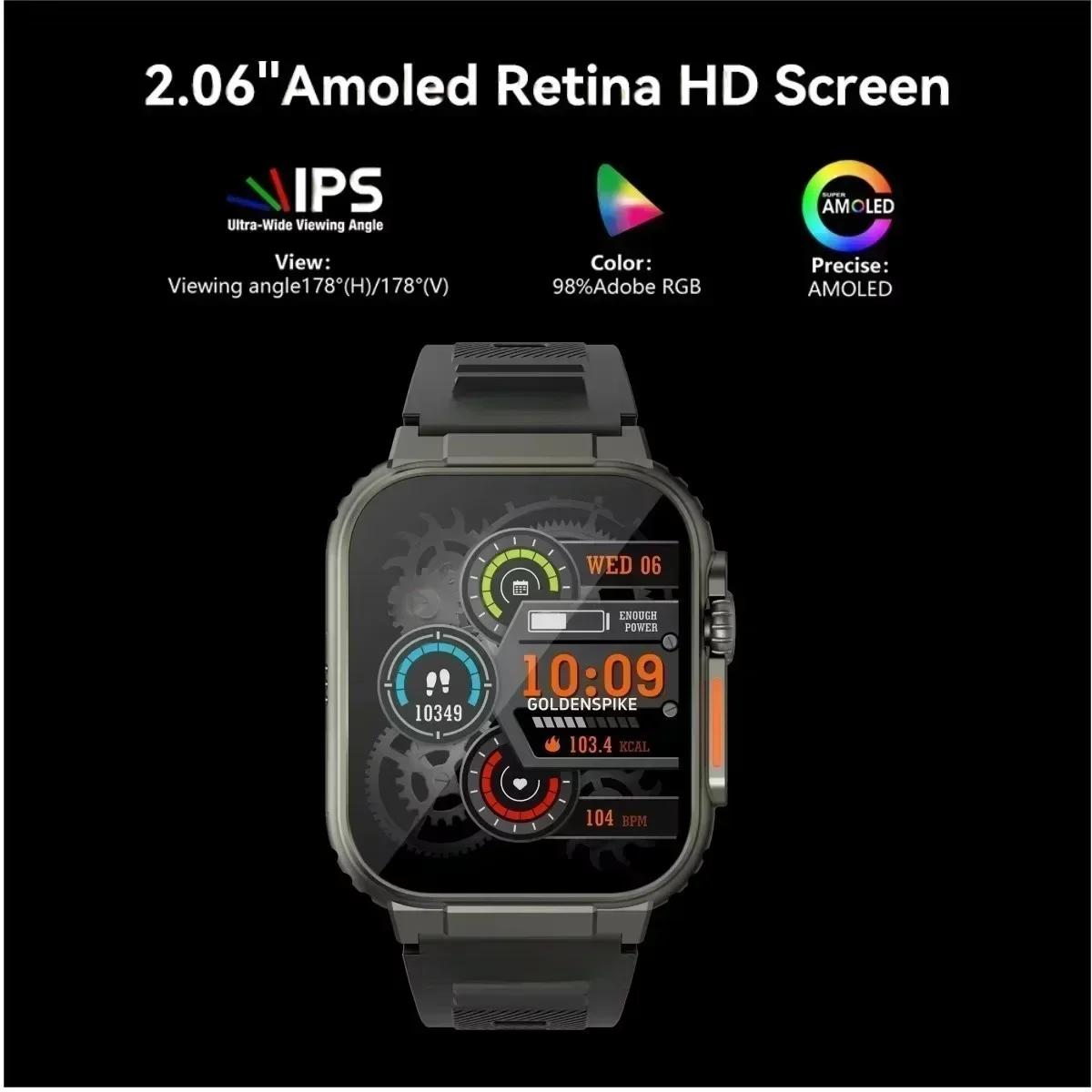 新型S10 Ultra Ai3スマートウォッチ 180 °  - Fall Detection Watch のレビューと価格
