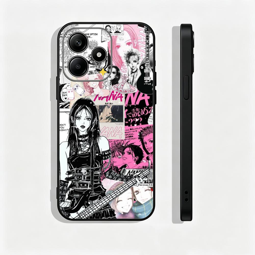 「ガール・ナナ」のクールなアニメ風デザインのスマートフォンケ - Xiaomi Redmi Note 14 のレビューと価格