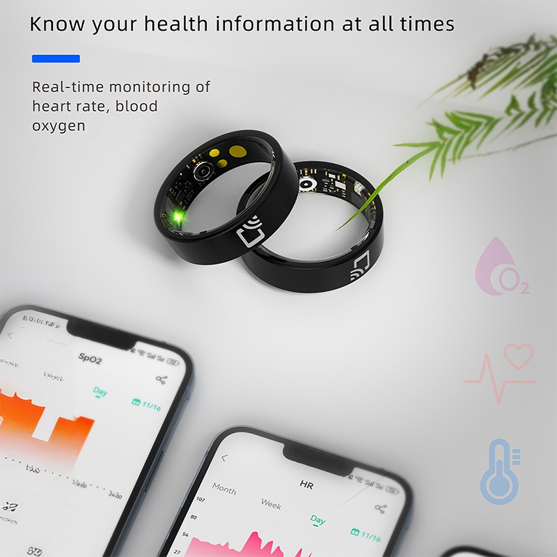 NFC スマートリング - 心拍数健康睡眠モニター付き IP - Smart Ring Nfc Pay のレビューと価格
