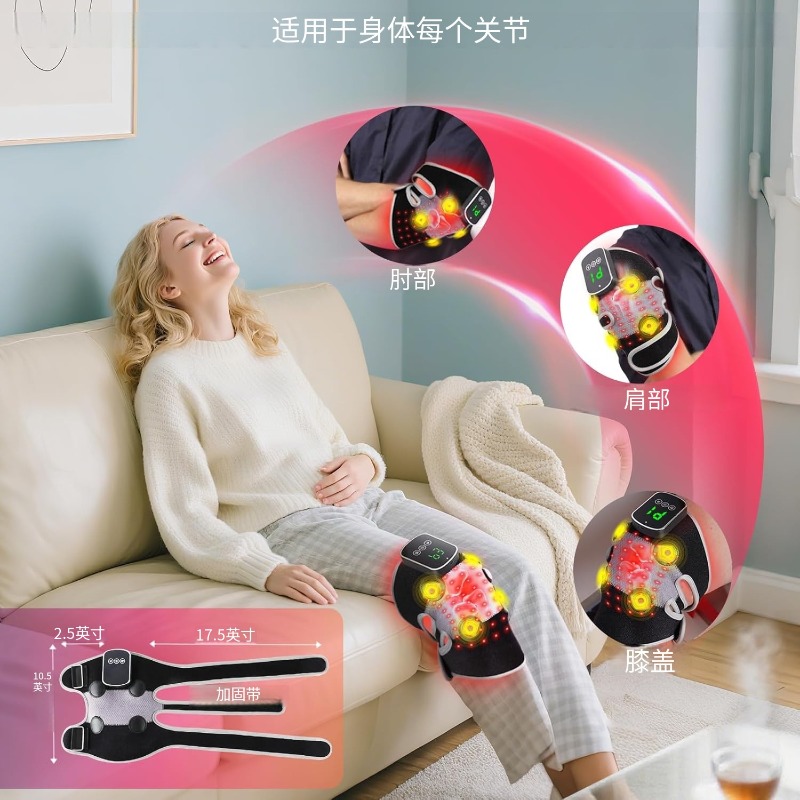 60個のLEDライトを搭載したデュアル波長膝サポーター。4つ - Smart Knee Wrap のレビューと価格